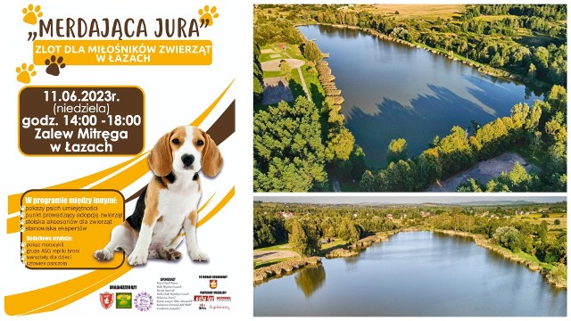 Zalew Mitręga w Łazach stanie się 11 czerwca 2023 stolicą zwierząt na Jurze Krakowsko – Częstochowskie.