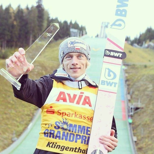 Dawid Kubacki w Klingenthal po kończących letni sezon zawodach FIS Grand Prix