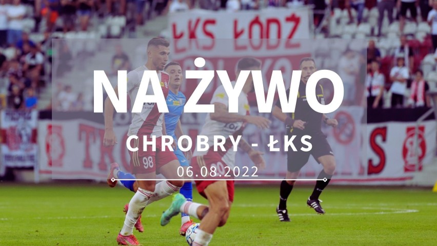 Chrobry Głogów - ŁKS Łódź RELACJA NA ŻYWO 6.08.2022. Słodka zemsta piłkarzy ŁKS. Są wiceliderami I ligi