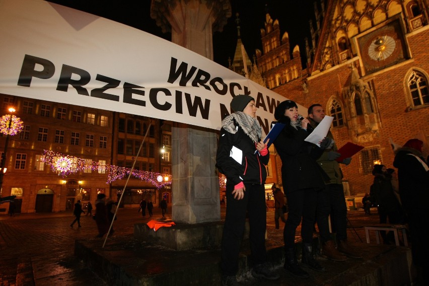 Wrocław, manifestacja przeciwko rasizmowi, 12 stycznia 2017