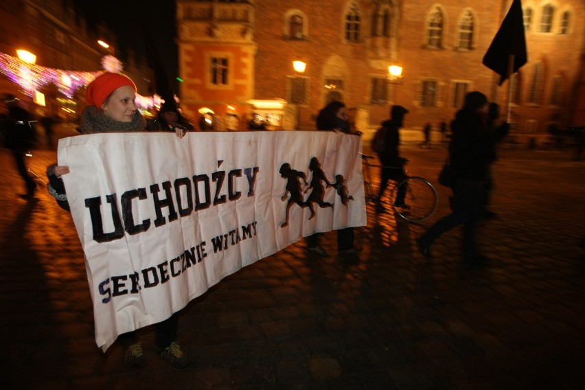 Wrocław, manifestacja przeciwko rasizmowi, 12 stycznia 2017