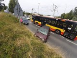 Wypadek przy moście Milenijnym. Nie działa tam sygnalizacja (ZDJĘCIA)