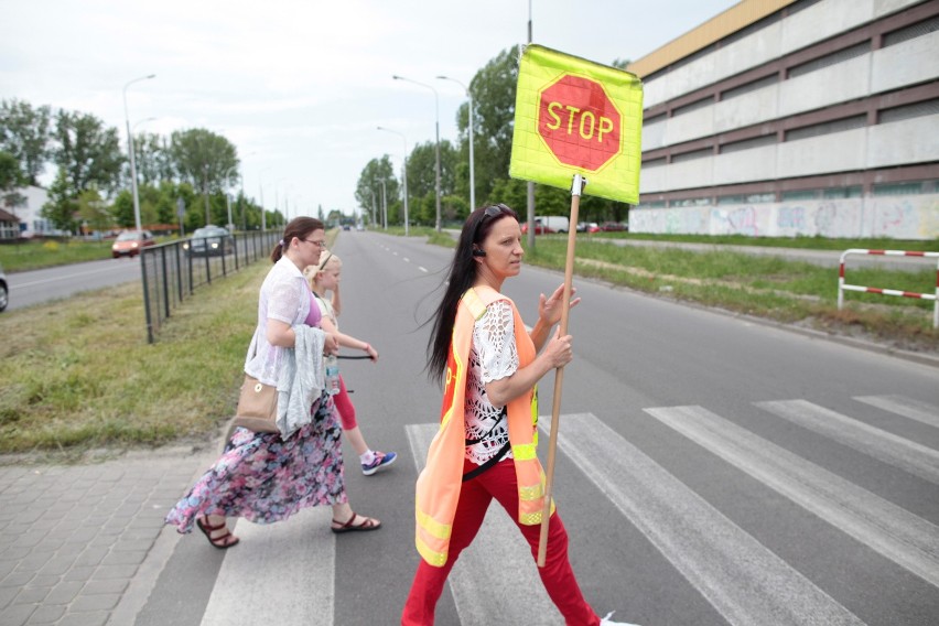 Przejście przy Szkole Podstawowej nr 15 na ulicy...