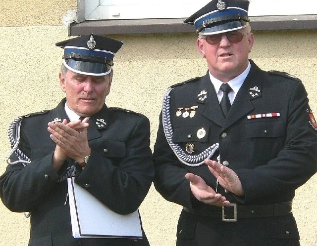 Od lewej: Janusz Rozborski i Jerzy Okniński.