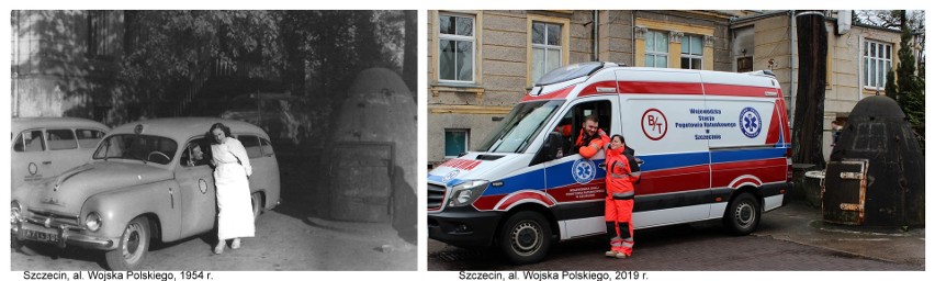 Pogotowie ratunkowe w Szczecinie dawniej i dziś. Warszawa i fiat jako ambulans [zdjęcia]