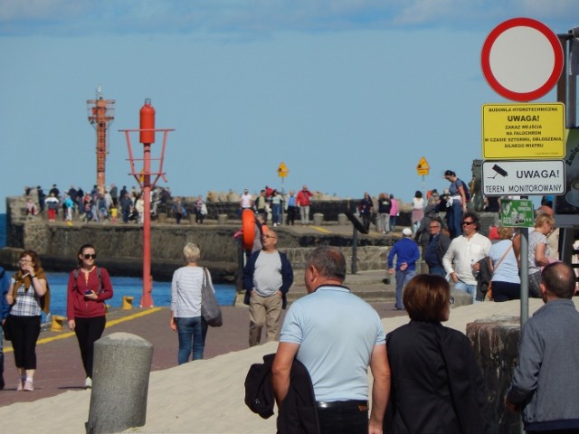 Pierwszy wrześniowe weekend w Ustce pod znakiem słońca