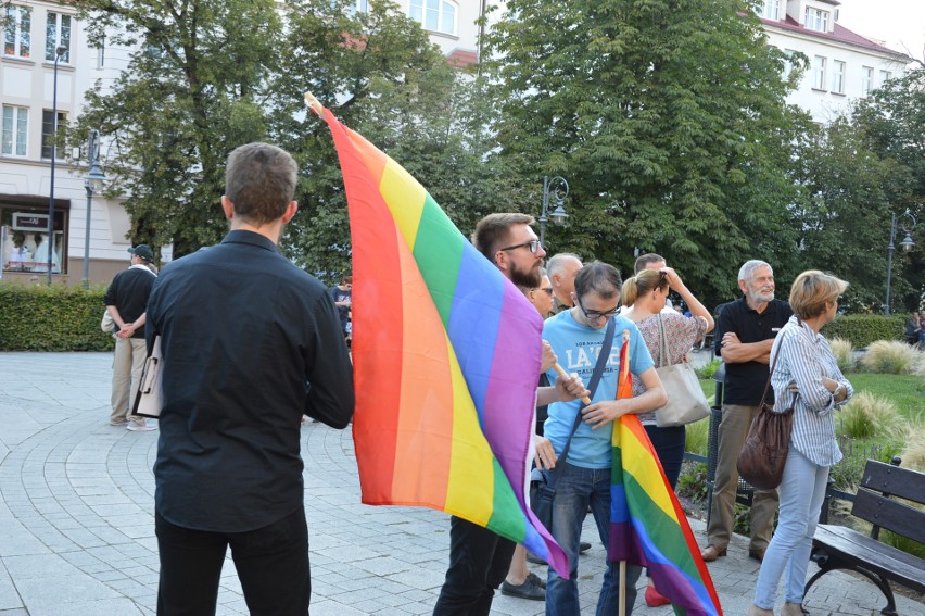 Opole, 3 lipca 2018. Protest w obronie Sądu Najwyższego.