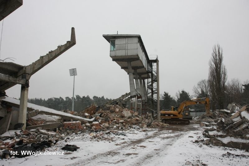 Rozbiórka stadionu miejskiego