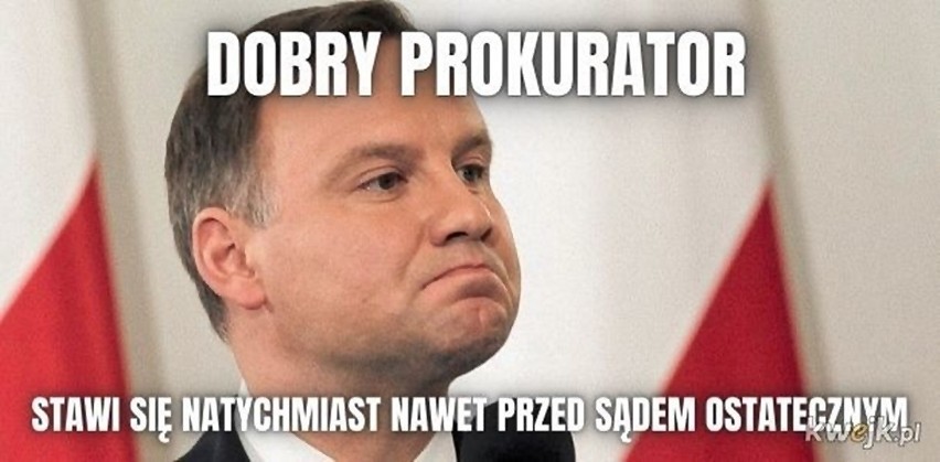 Andrzej Duda radzi prokuratorom, a internet ma memy. Oglądaj...