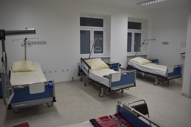 Tak wyglądał oddział covidowy w Krośnie Odrzańskim. Ten już oficjalnie nie funkcjonuje w tej placówce. Pacjenci zostali przeniesieni.