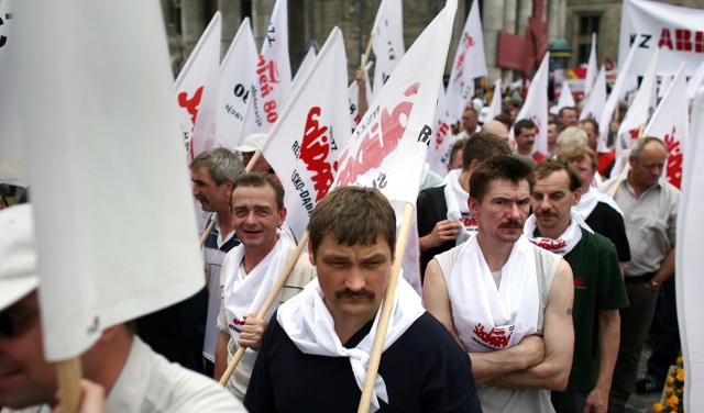 Manifestować będą górniczy związkowcy