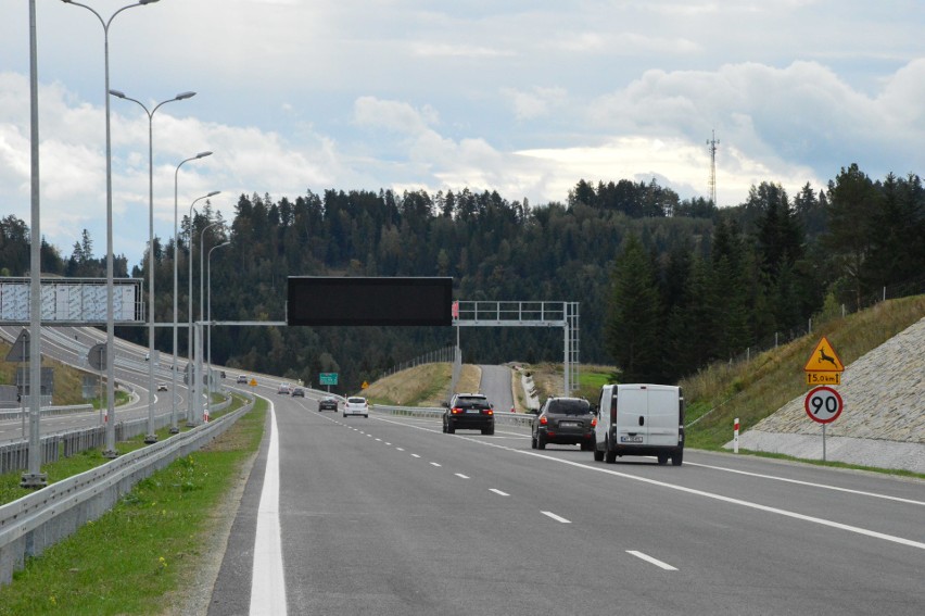 S7 Skomielna Biała - Rabka. Nowy, górski odcinek ekspresowej zakopianki otwarty! 