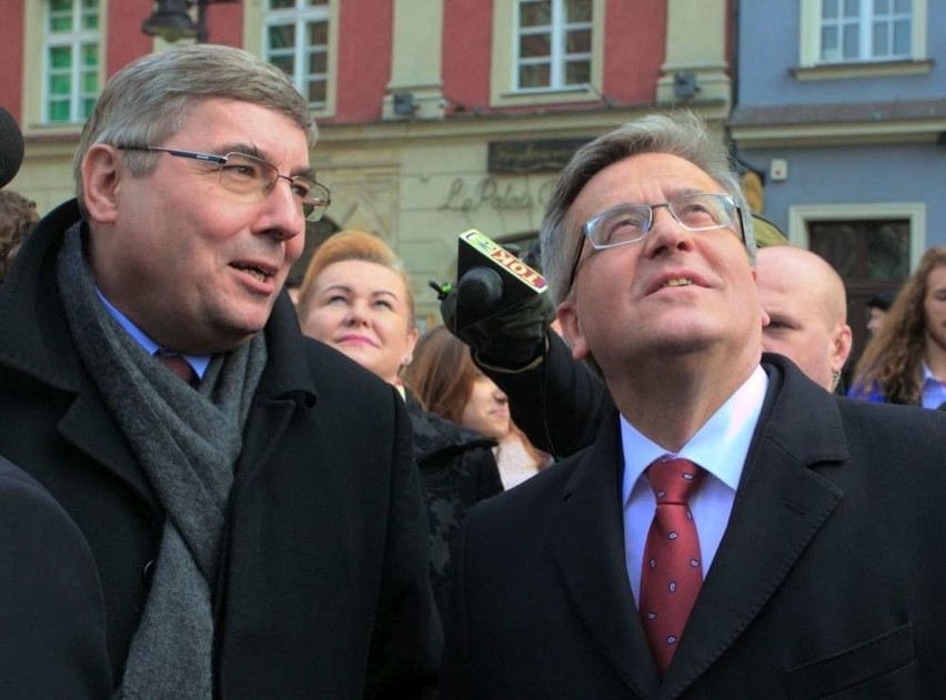 Bronisław Komorowski w Poznaniu