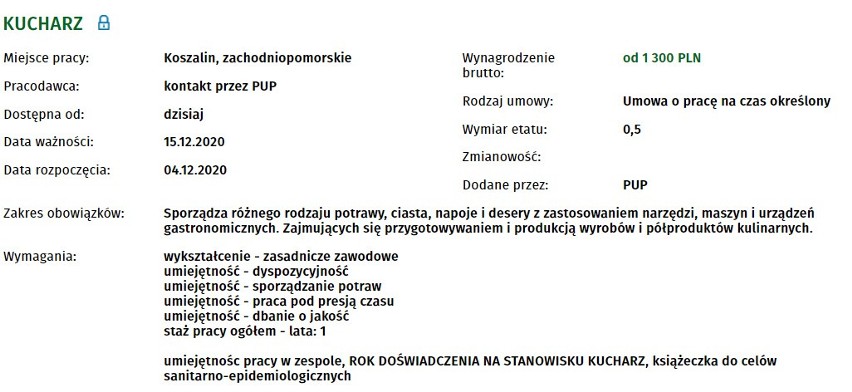 Oferty pracy w Koszalinie. Sprawdź na kolejnych slajdach >>>