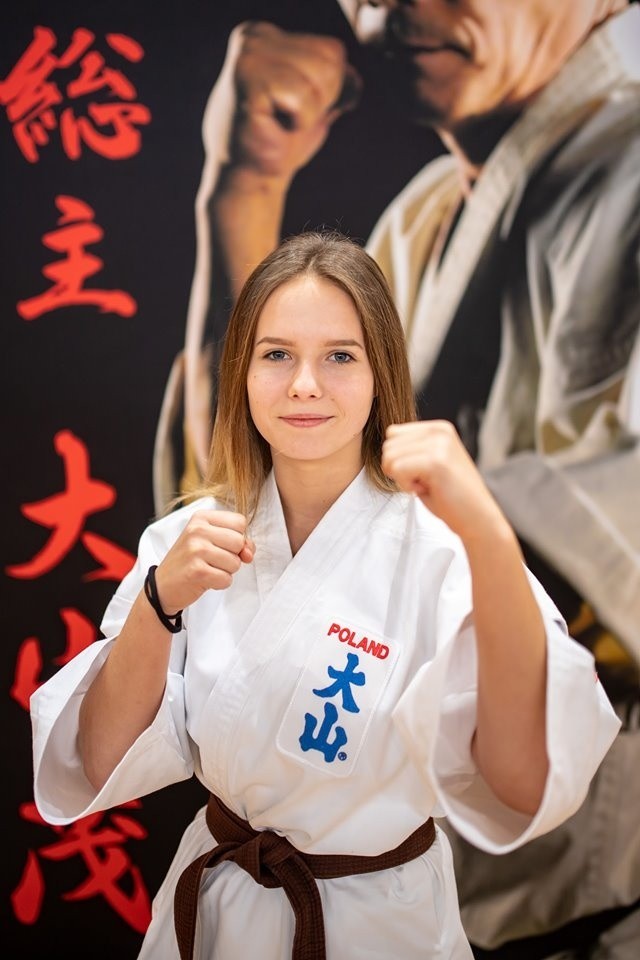 Malwina  Matyjanek, mistrzyni Polski w karate najpopularniejszym sportowym talentem powiatu przysuskiego 2019 roku (ZDJĘCIA)