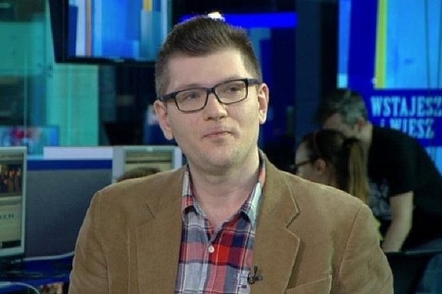 Łukasz Muszyński z portalu Filmweb (fot. TVN24/x-news)