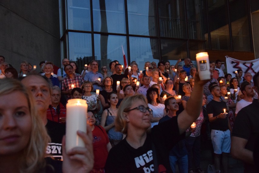 Czwartkowy protest przed Sądem Okręgowym w Katowicach