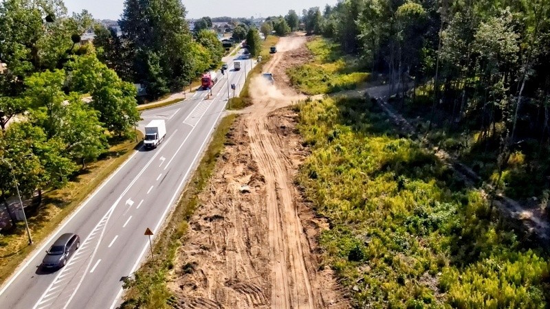 Postępy prac na ul. Kartuskiej