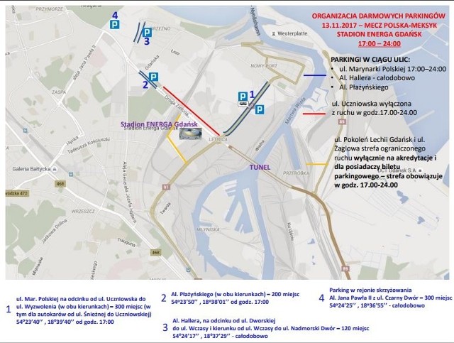 Mecz Polska-Meksyk 13.11.2017 organizacja ruchu i komunikacji miejskiej w dn. 13 listopada 2017