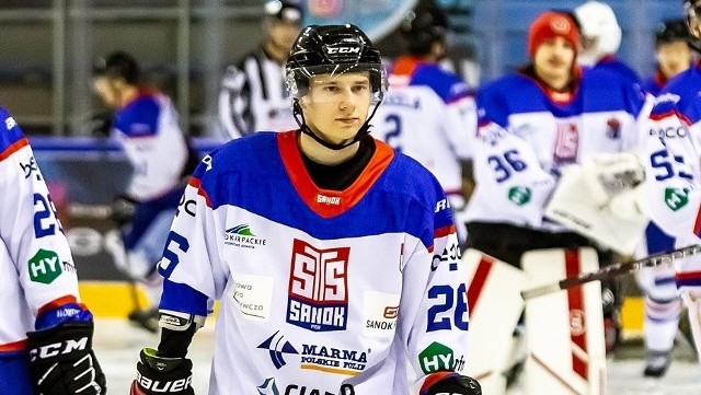 Marcin Dulęba w poprzednim sezonie zadebiutował w Polskiej Hokej Lidze