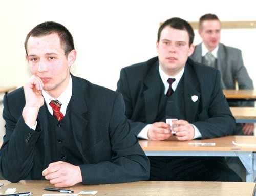 Michał Łaszczych (z prawej) nie wyglądał na zdenerwowanego