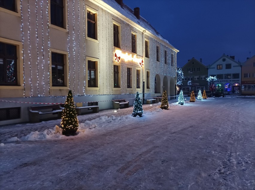 Świąteczne iluminacje w Trzebiatowie