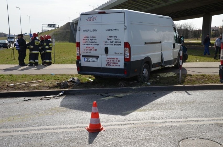 Wypadek na ul. Żernickiej