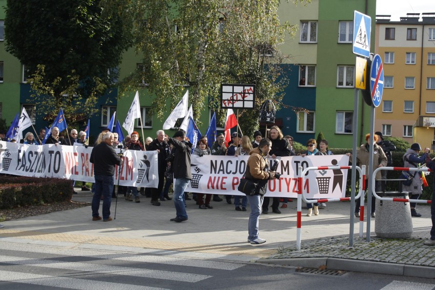 Marsz Antyfaszystowski w Oświęcimiu