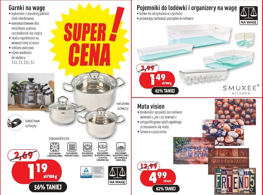 Promocyjne ceny produktów w sklepie Biedronka Outlet w...