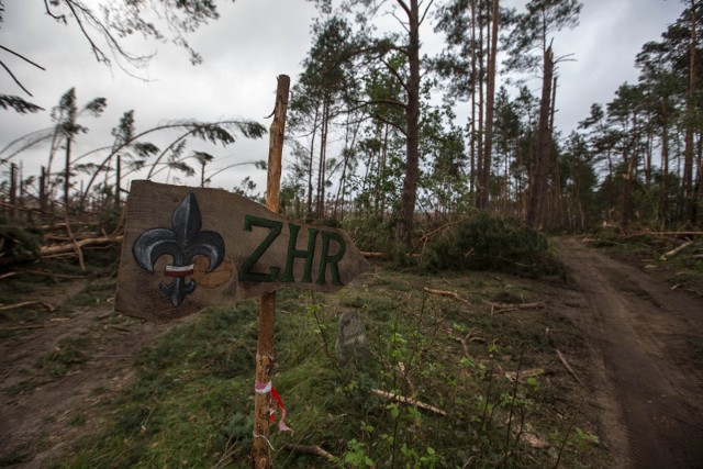 Suszek k. Chojnic. Skutki tragicznej nawałnicy