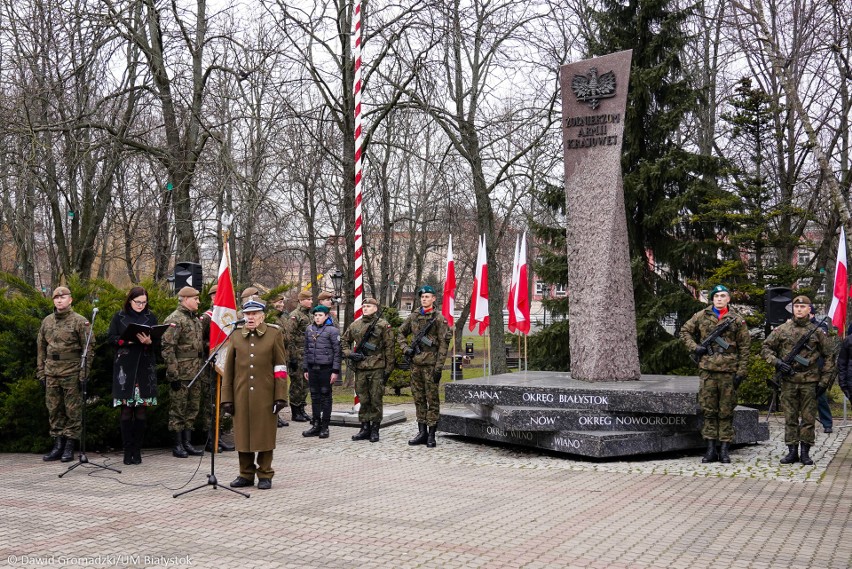 Pomnik Żołnierzy Armii Krajowej. Uroczystości z okazji 78....