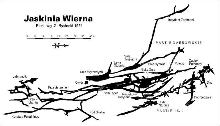 Plan Jaskini Wierna