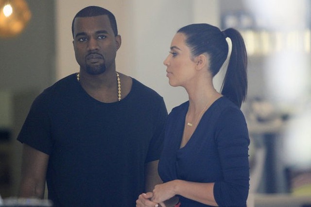 Kanye West i Kim Kardashian (fot. Shutterstock)