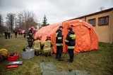 Ćwiczenia na wypadek koronawirusa w Białymstoku. Przed szpitalem zakaźnym stanął namiot do selekcji pacjentów (ZDJĘCIA)