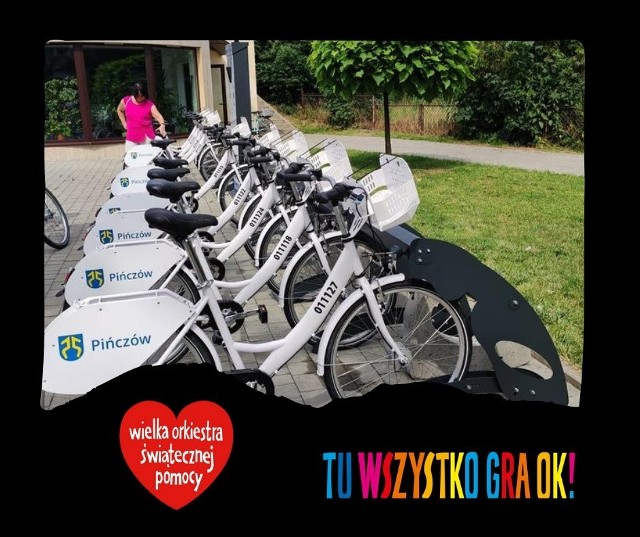 Karnet na 100 - godzinny przejazd rowerami miejskimi w Pińczowie od burmistrza Włodzimierza Baduraka.