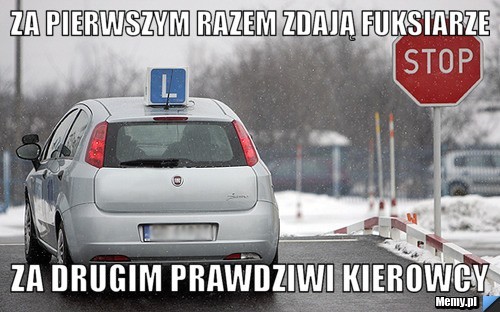 Zobaczcie śmieszne obrazki i memy o kierowcach 2020