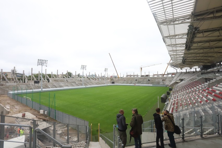 Stadion ŁKS. Jest szansa, że powstnie wcześniej. Ruszyły prace przy czwartej trybunie [ZDJĘCIA]