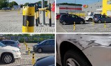 Kierowcy niszczą auta na parkingowych słupkach tuż obok Intermarche i Bricomarche. "Kto to w ogóle wymyślił?"