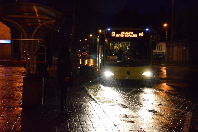 Autobus linii B1 Myślenice-Wieliczka
