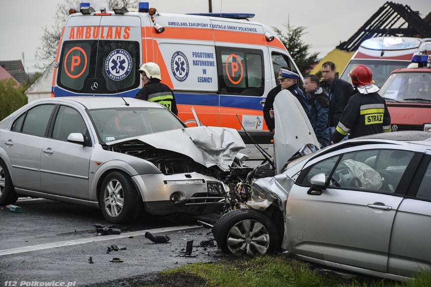 Prokurator z Nowej Soli spowodował wypadek pod Polkowicami. Był pijany