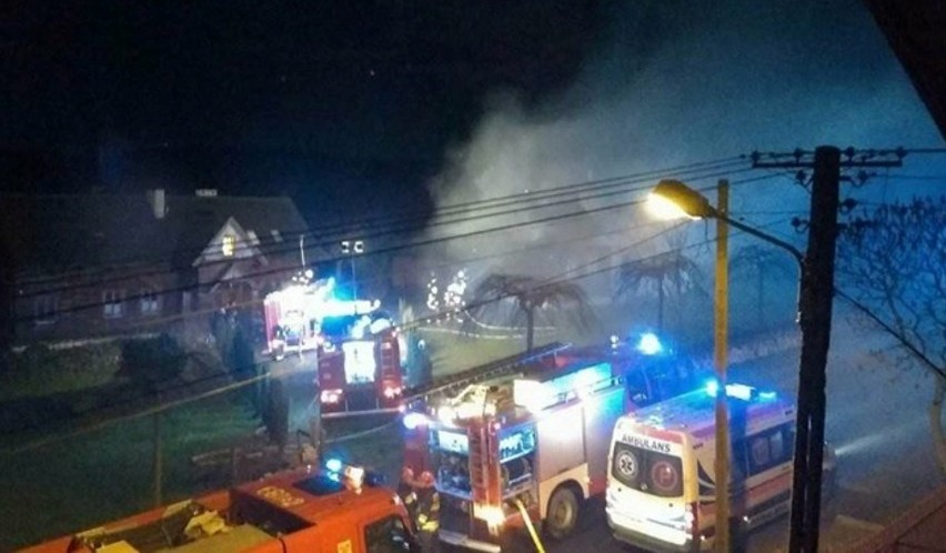 Pożar w Cisowej. Spłonął częściowo dom