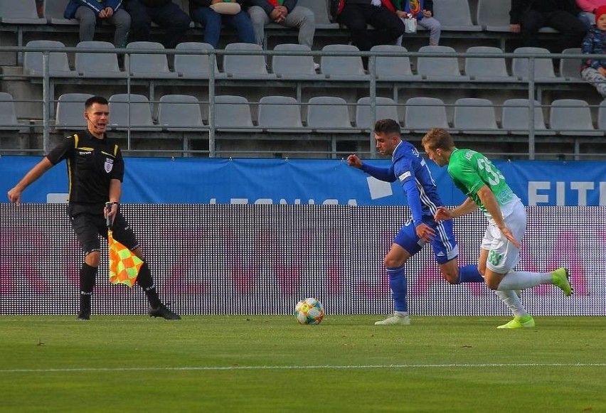 Fortuna 1 Liga. Radomiak Radom przegrał 1:3 z Miedzią Legnica. ZDJĘCIA Z TEGO MECZU