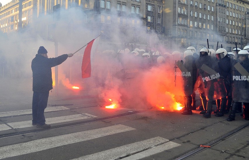 W poprzednich latach Marsz Niepodległości w Warszawie...