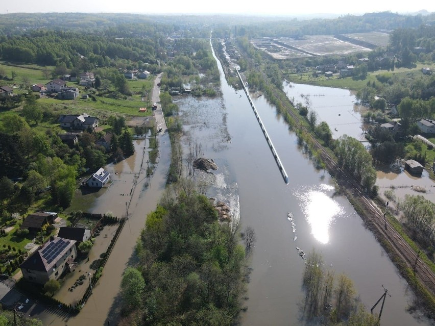 Ogrom zniszczeń w powiecie wodzisławskim z lotu ptaka...