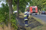 Pożar ścierniska w Truskolasach. Paliło się 20 arów ścierniska oraz suchej trawy! [ZDJĘCIA]