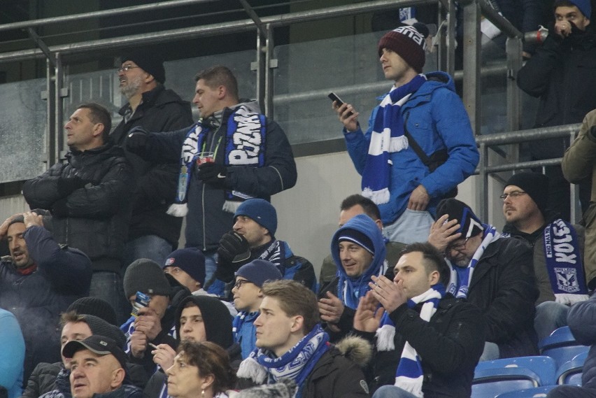 Podczas meczu Lech Poznań - Wisła Płock (2:1) atmosfera na...