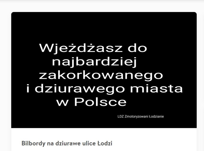 Najbardziej dziurawe jezdnie są w Łodzi! Koszmar kierowców trwa, a zmotoryzowani łodzianie zapowiadają kampanię 