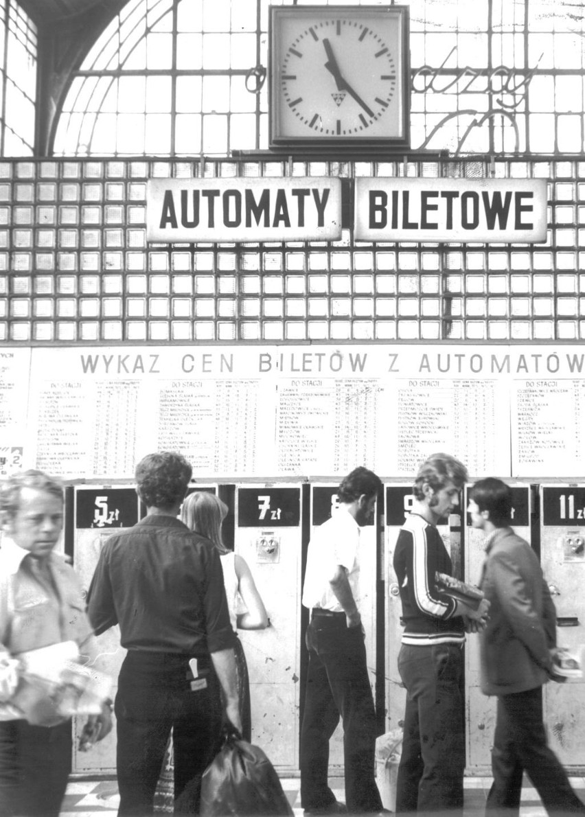 Automaty biletowe 1982 rok