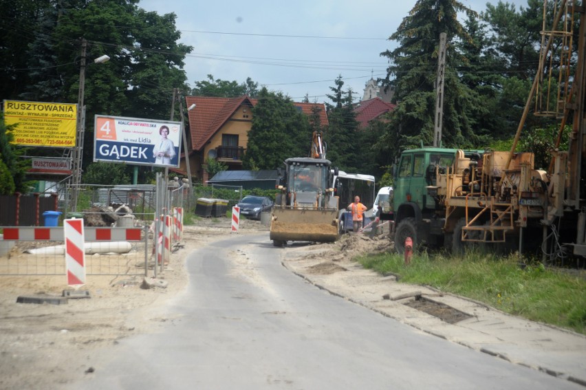 Trwa przebudowa ulicy Klasztornej