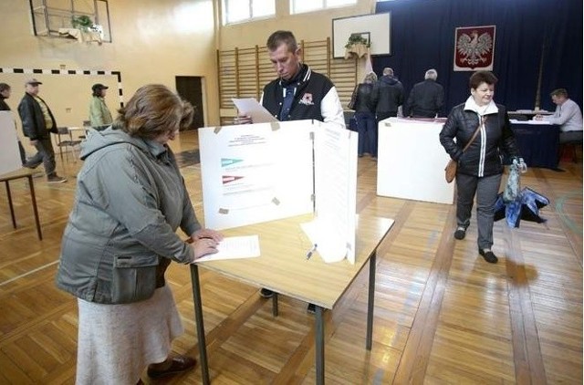Głosowanie w Słupsku.